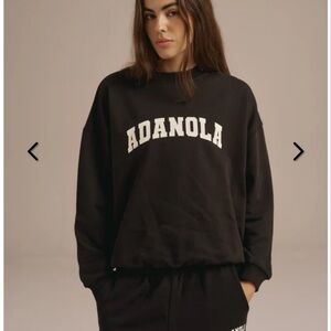 Adanola Black Crew Neck Sweater